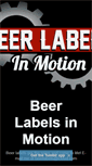 Mobile Screenshot of beerlabelsinmotion.com